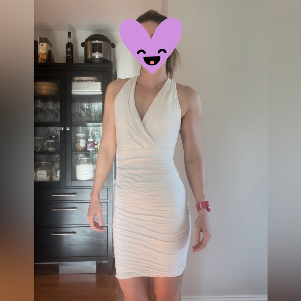 Nicole Miller ruched dress